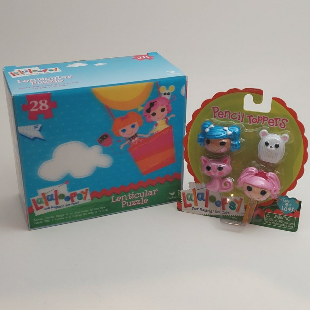 Lalaloopsy Pencil Toppers and Lenticular Puzzle